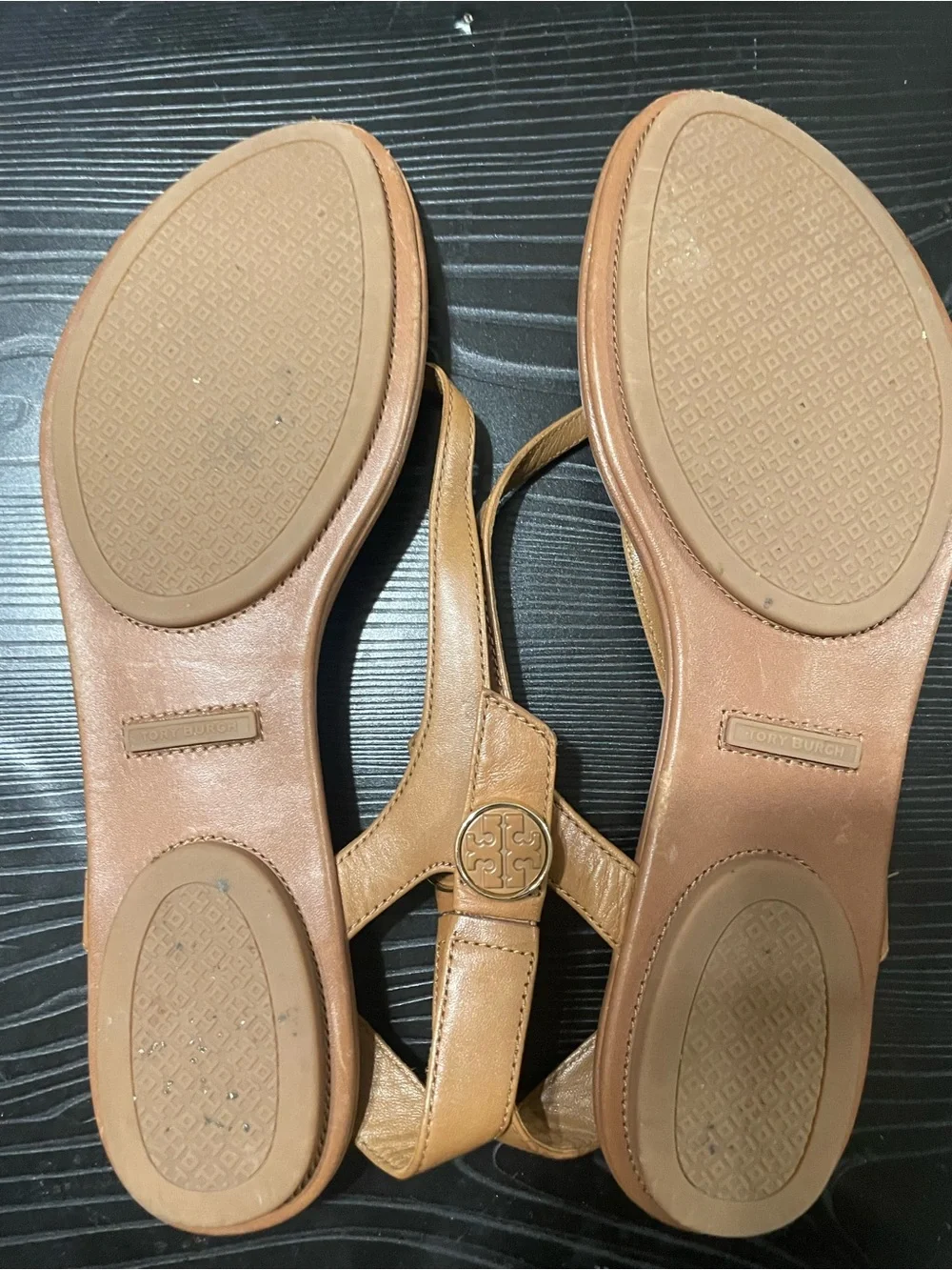 Tory Burch leather thong